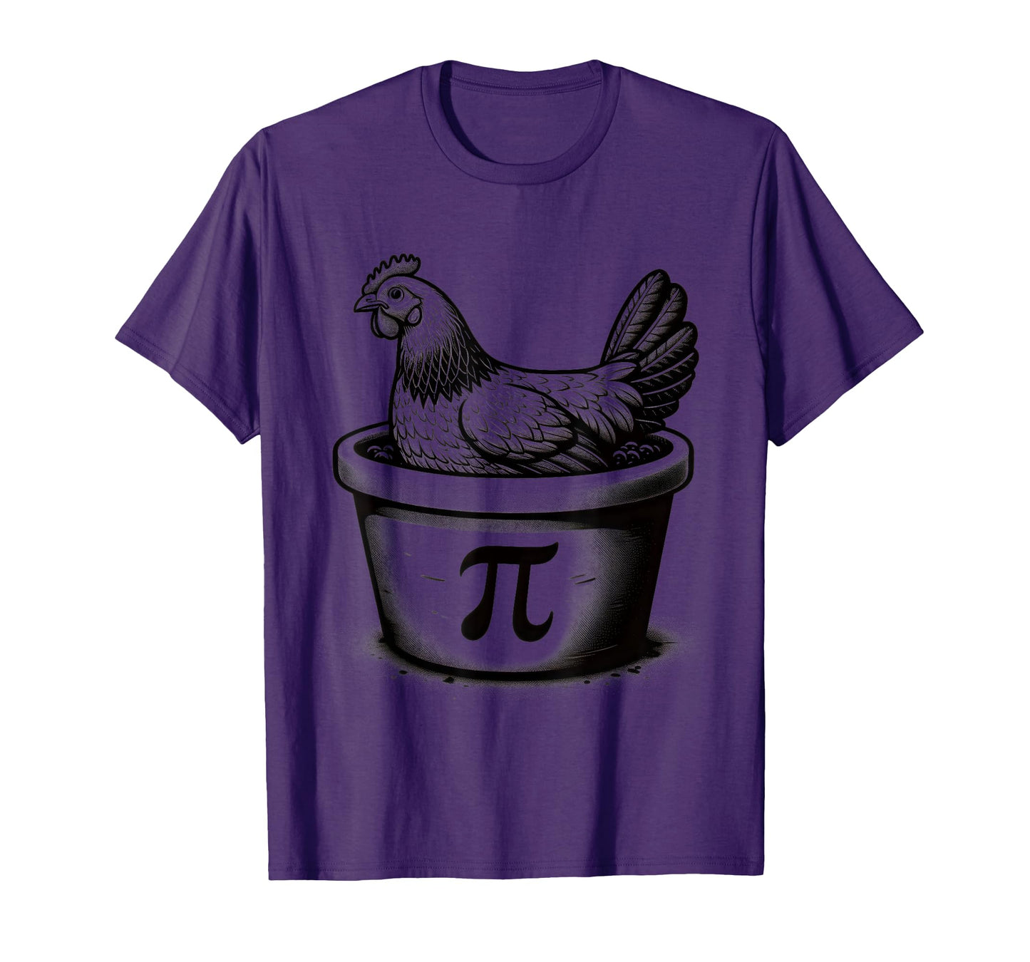 Chicken Pot Pie Funny Math pun Chicken Pot Pi Day T-Shirt