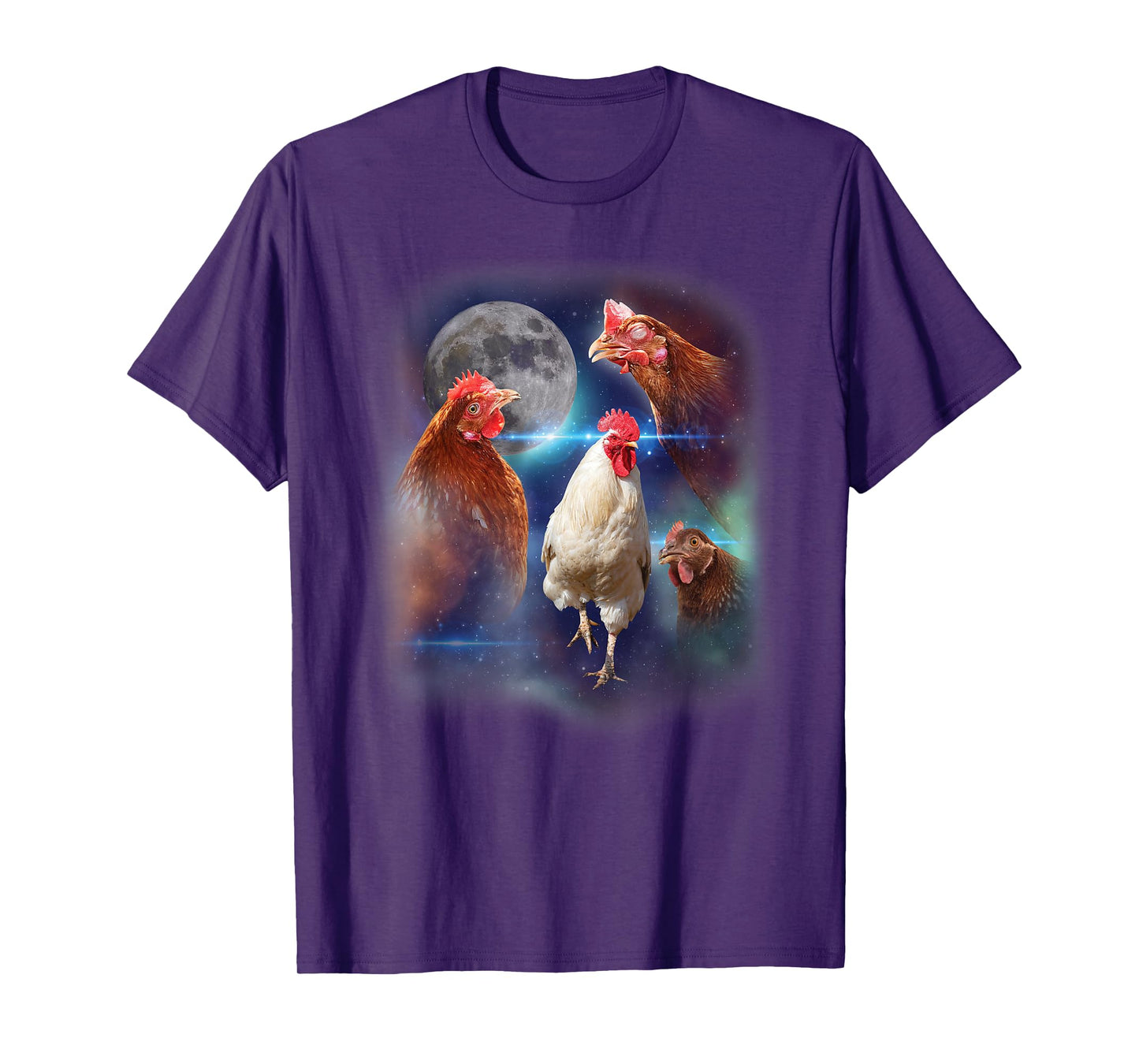 Howling at the Moon Shirt - Funny Chicken Shirt - Chicken T-Shirt
