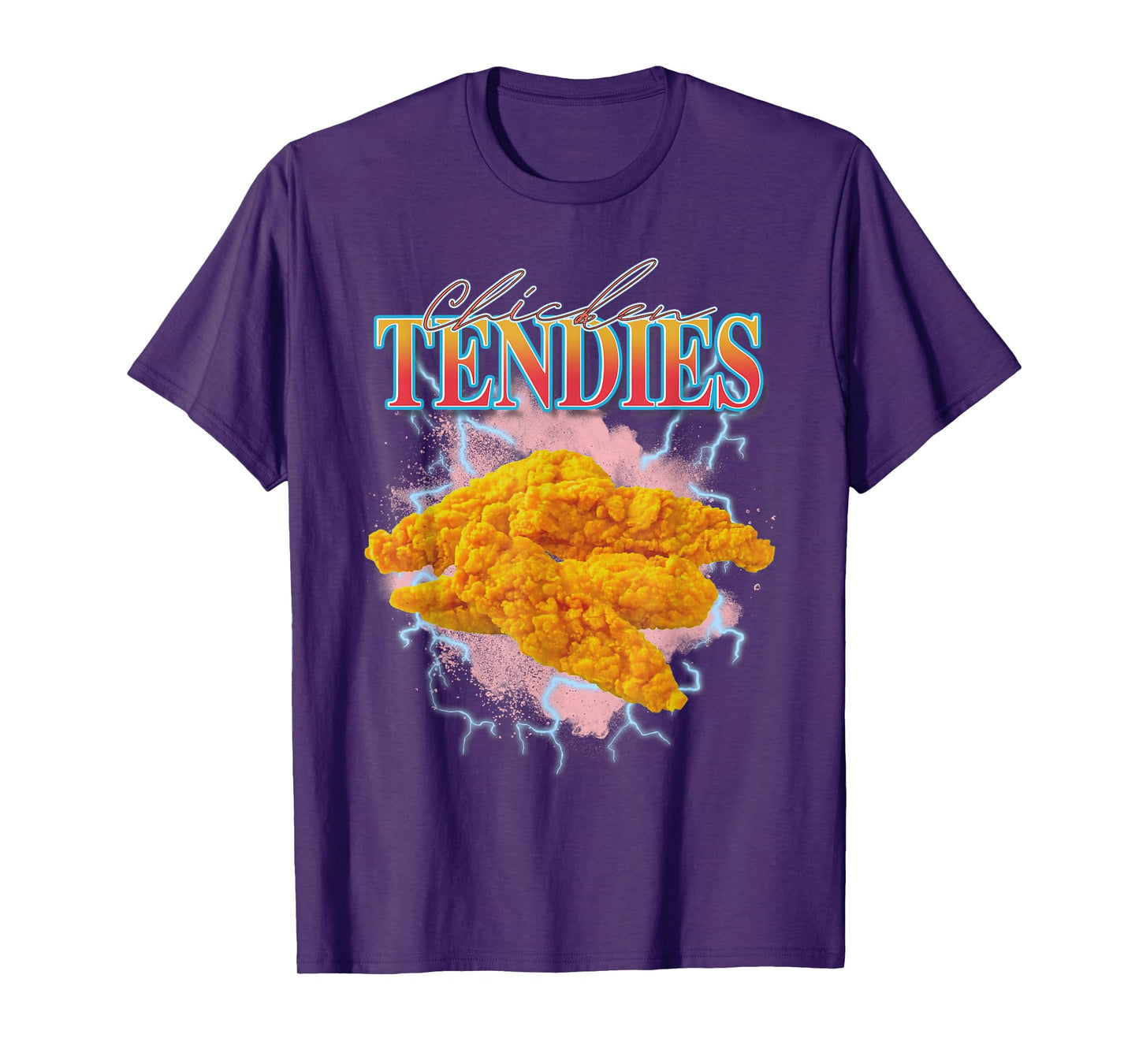 Chicken Tendies Heavy Metal World Tour Hardcore Music T-Shirt