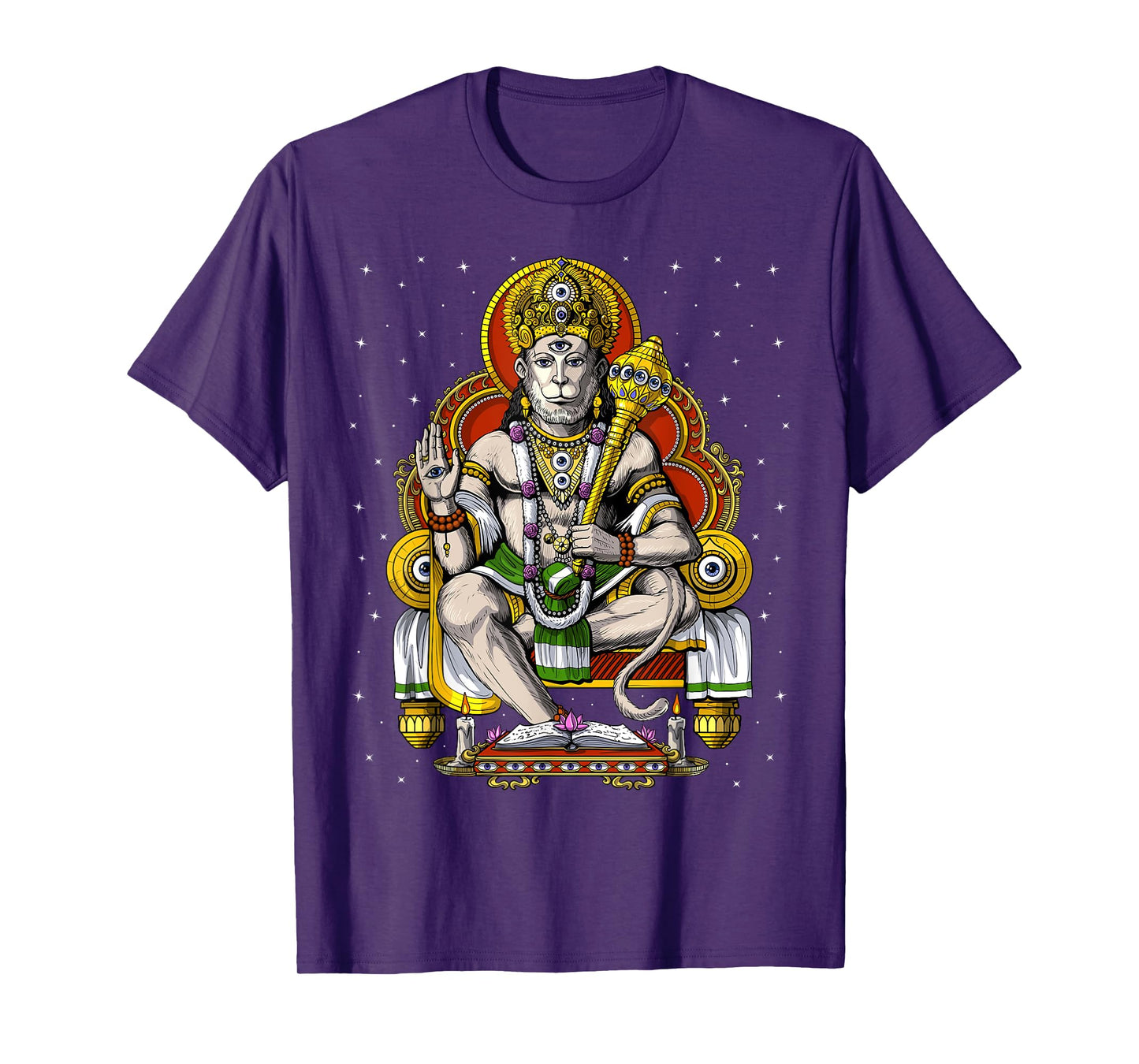 Hanuman Hindu God Hinduism Monkey Jainism Buddhism Spiritual T-Shirt