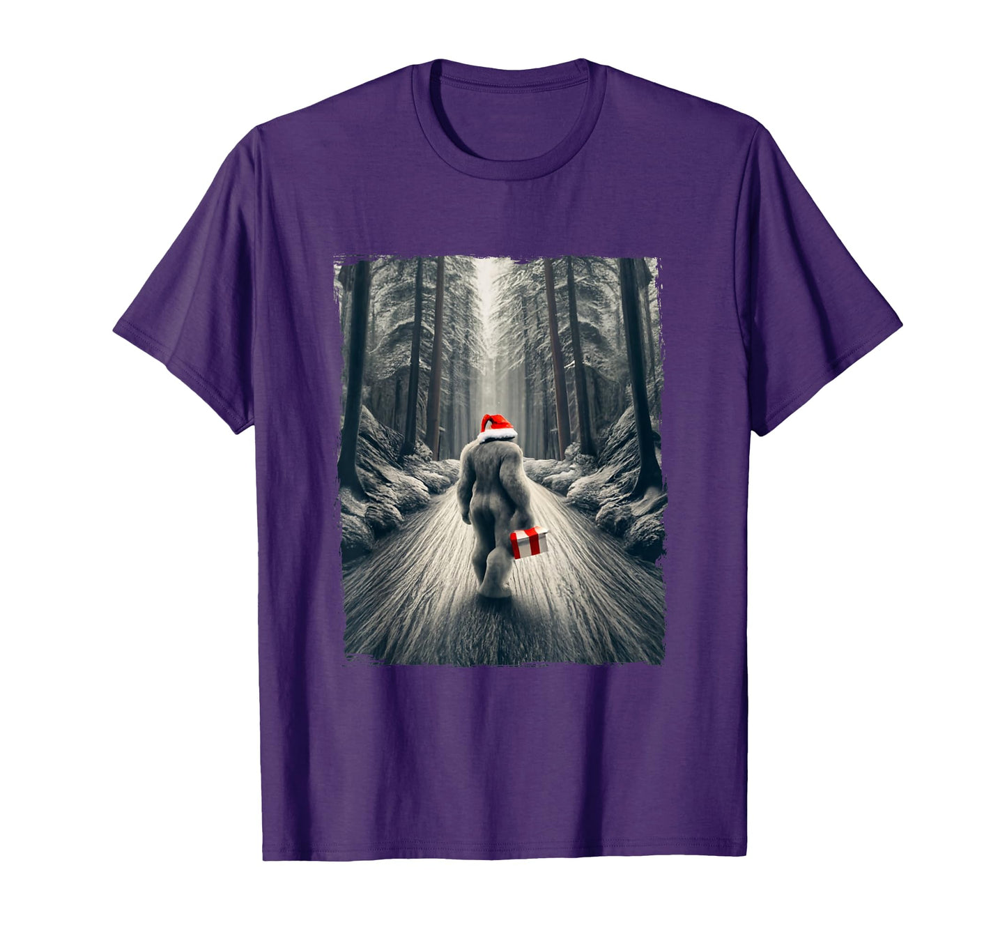 Santa Bigfoot Christmas Sasquatch Believe T-Shirt