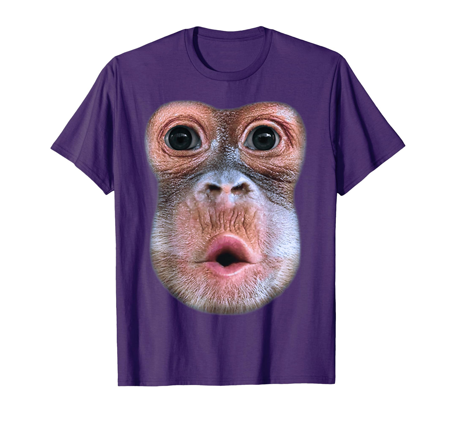 Funny Monkey Blowing Stomach Face, Monkey Blow Stomach Face T-Shirt
