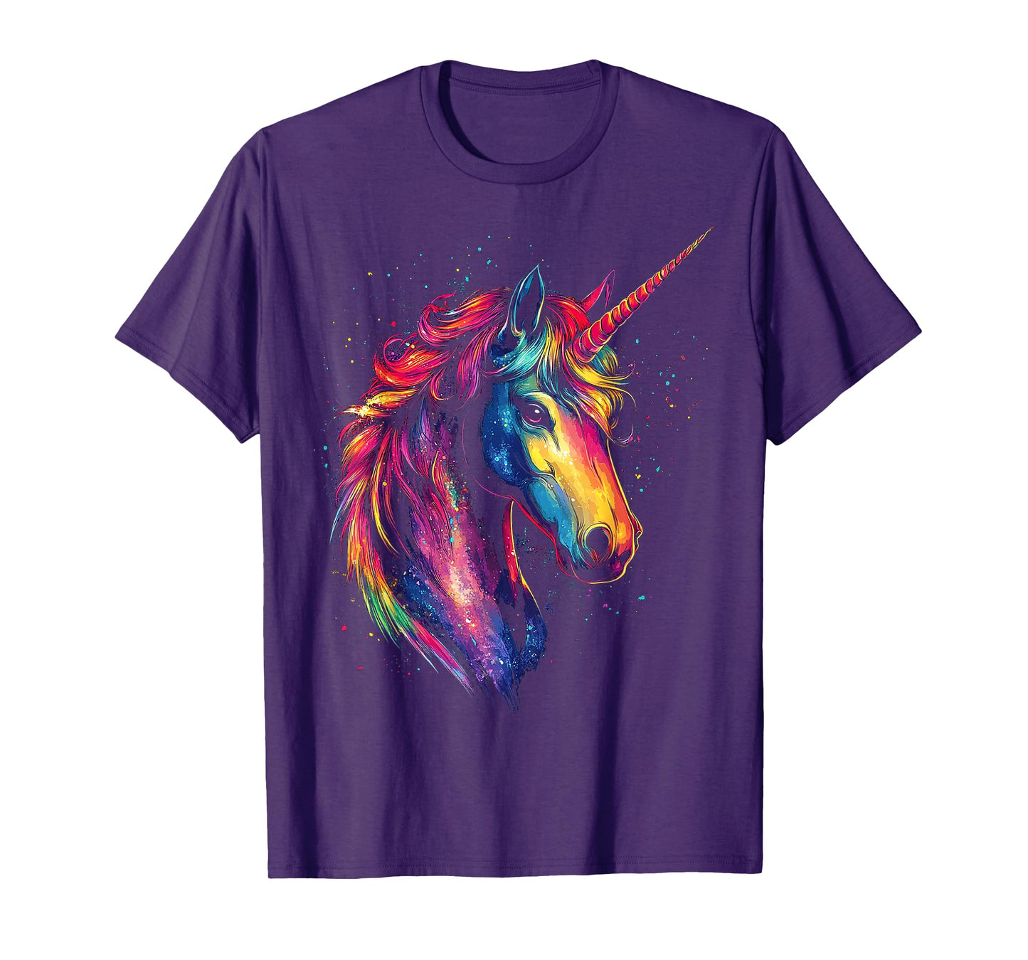 Unicorn Mythical Motif Fantasy Artwork Unicorn T-Shirt