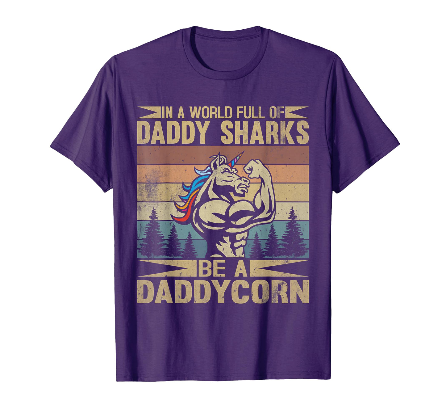 Mens dadicorn dadacorn daddycorn T-Shirt