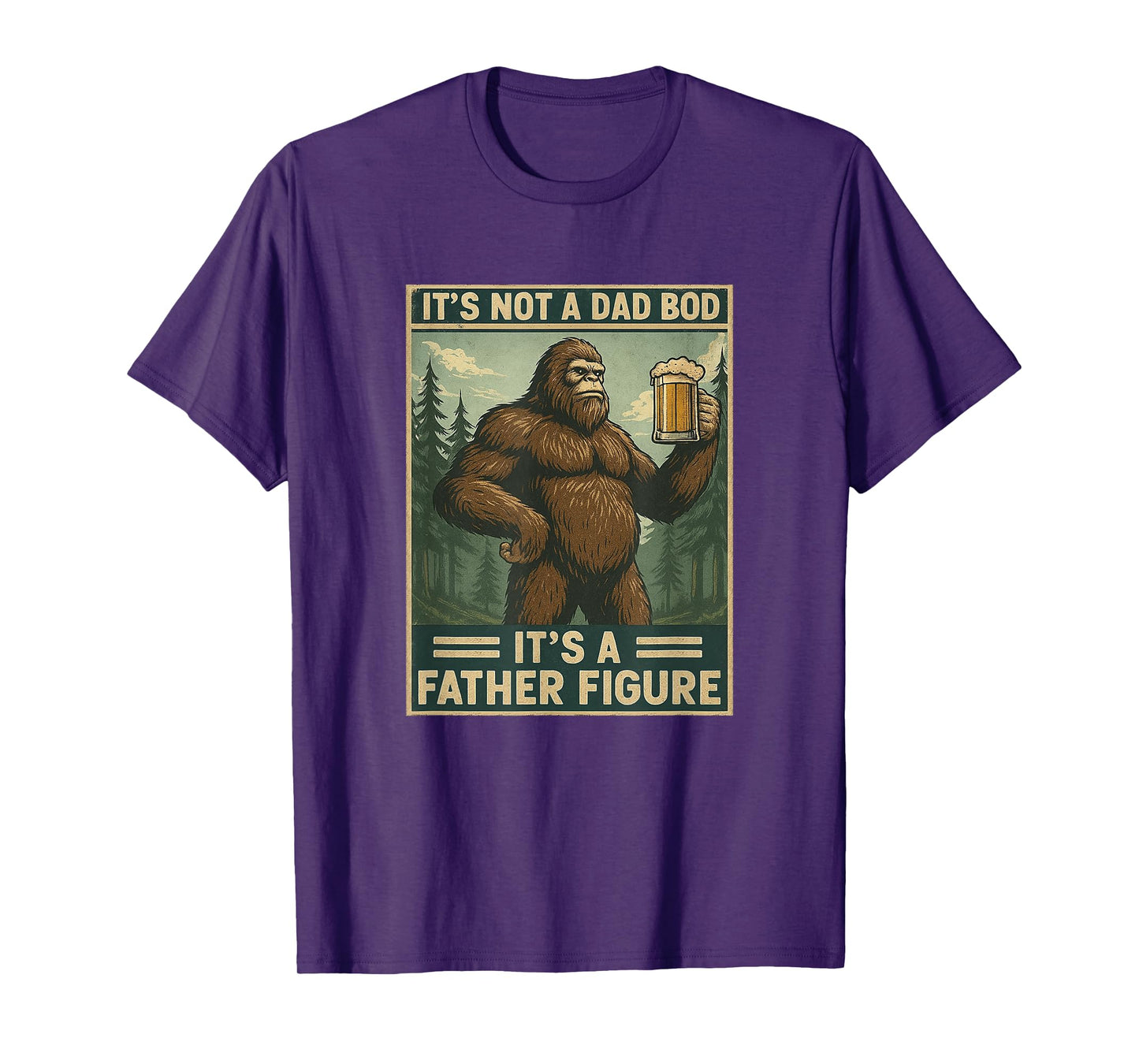 It's Not a Dad Bod It's a Father Figure Shirt Distressed T-Shirt