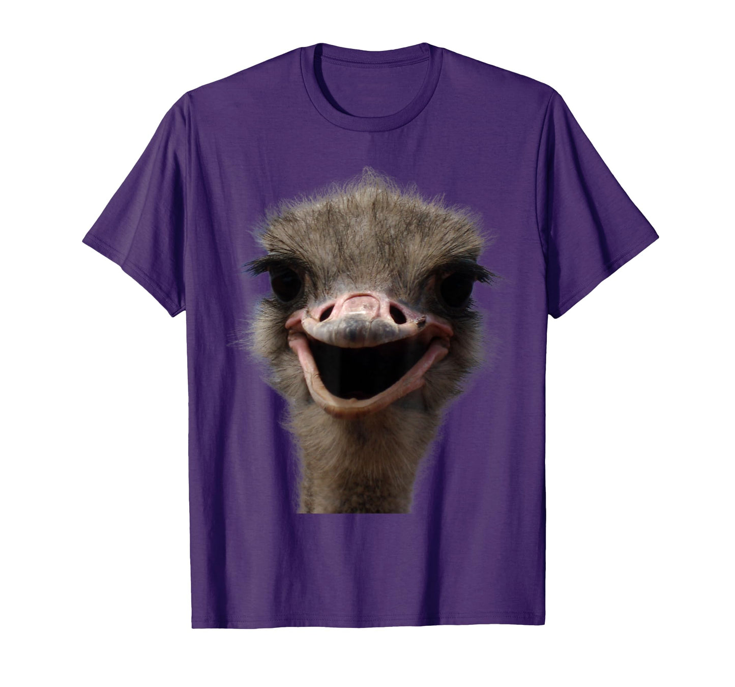 Funny Ostrich Head, Safari Bird Lover Funny Ostrich T-Shirt