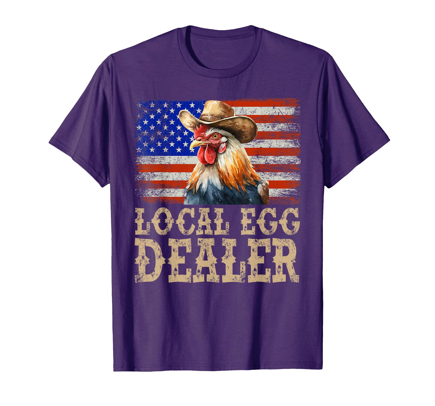 Local Egg Dealer Rooster Farmer Chicken T-Shirt