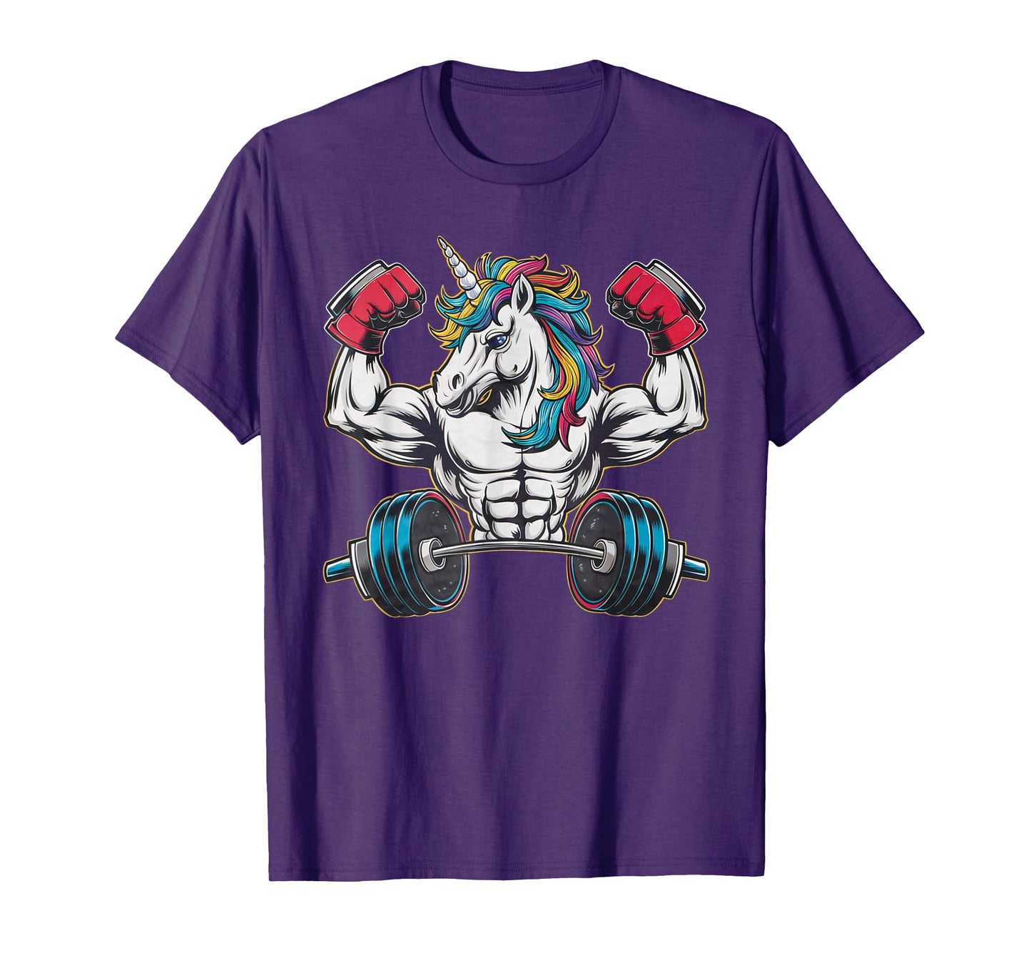 Unicorn Powerlifting Weightlifting Gym Strongman Deadlifts T-Shirt