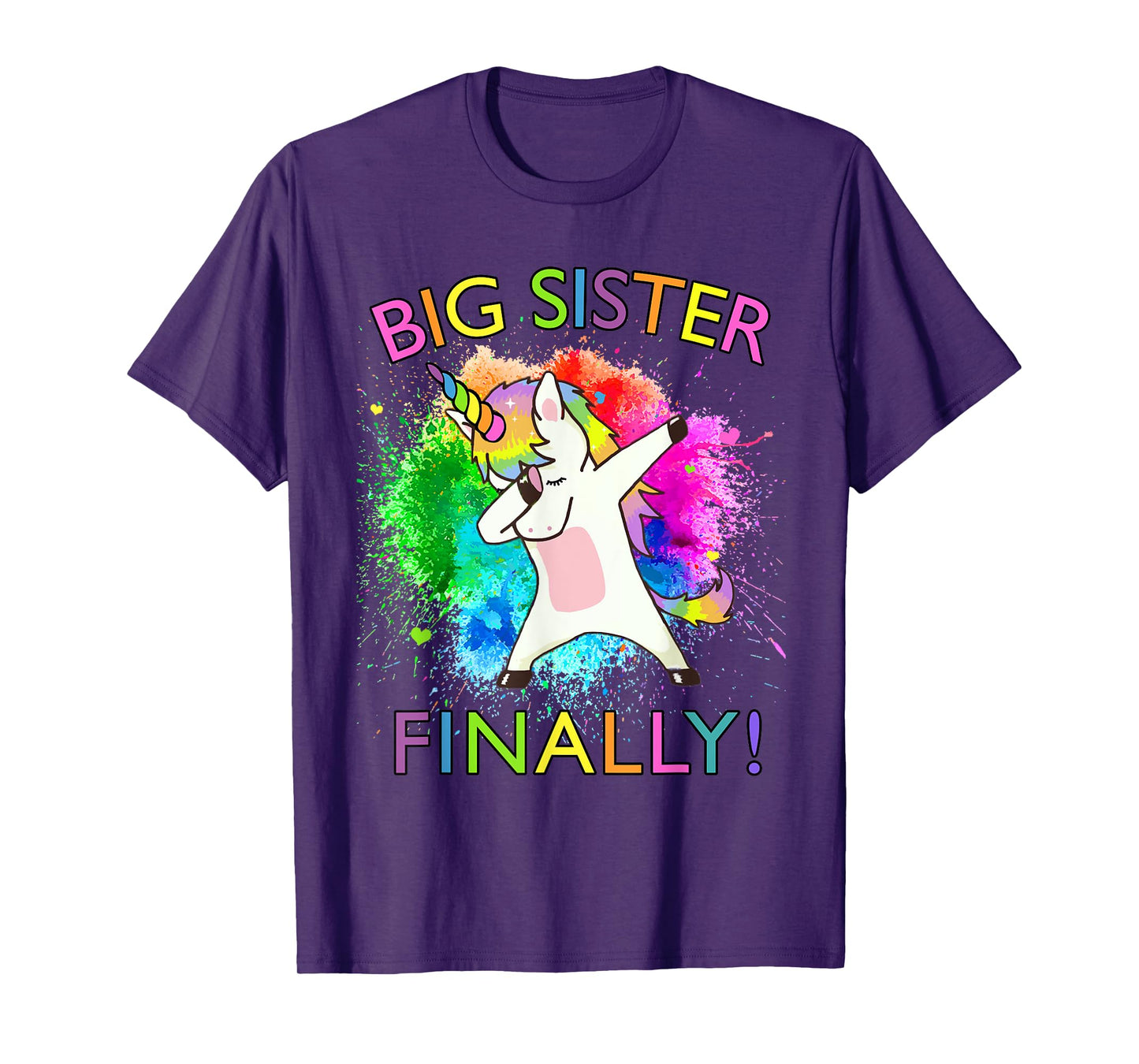 Big Sister Finally Unicorn T-Shirt