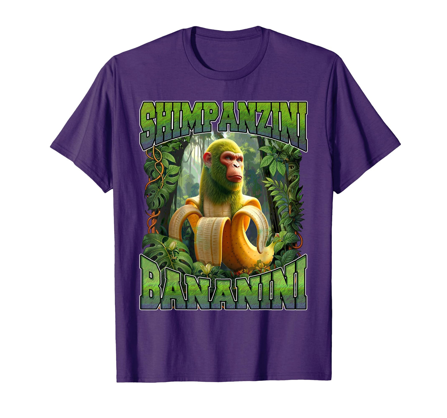 Shimpanzini Bananini Italian Brainrot Chimpanzee and Banana T-Shirt