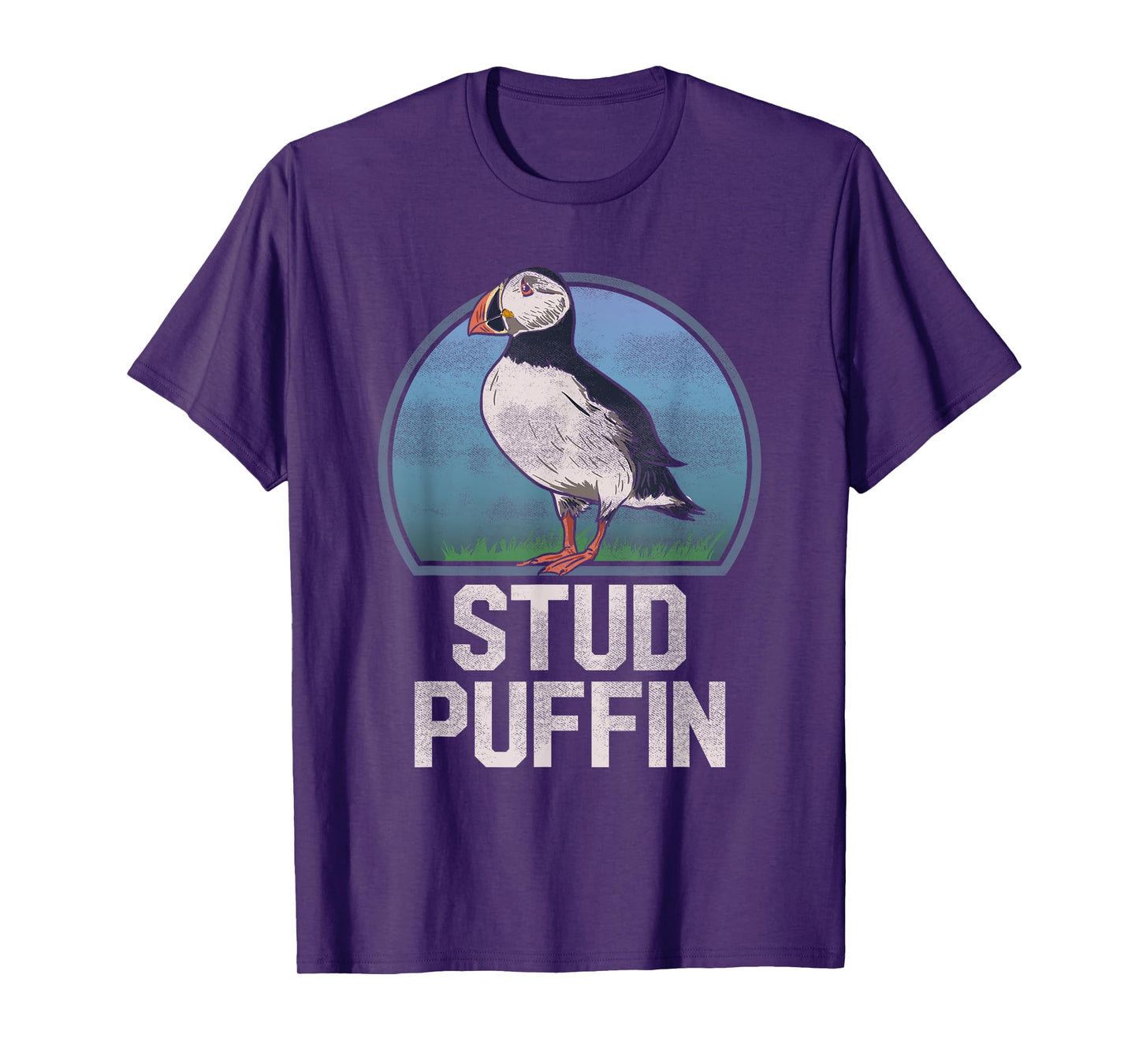 Stud Puffin Funny Seabird Animal Lover Stud Muffin T Shirt