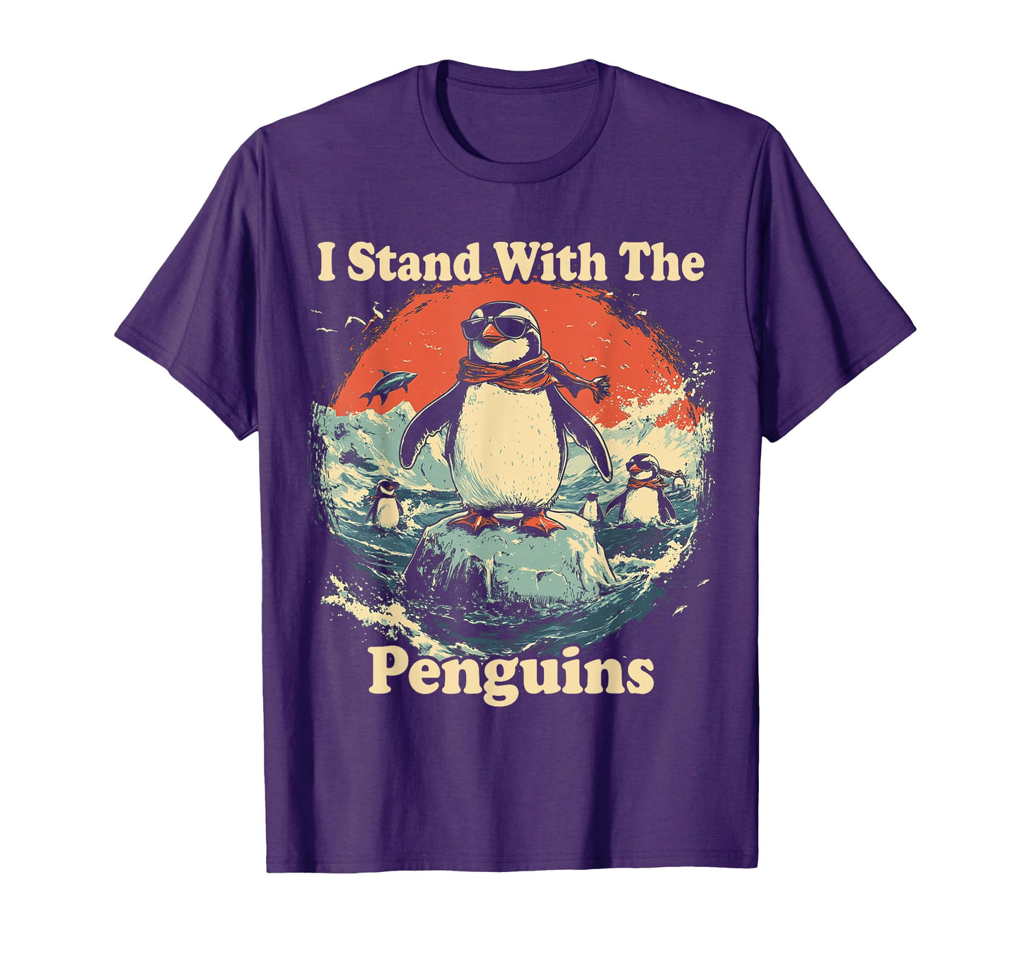 Flippers Up I Stand With The Penguins T-Shirt