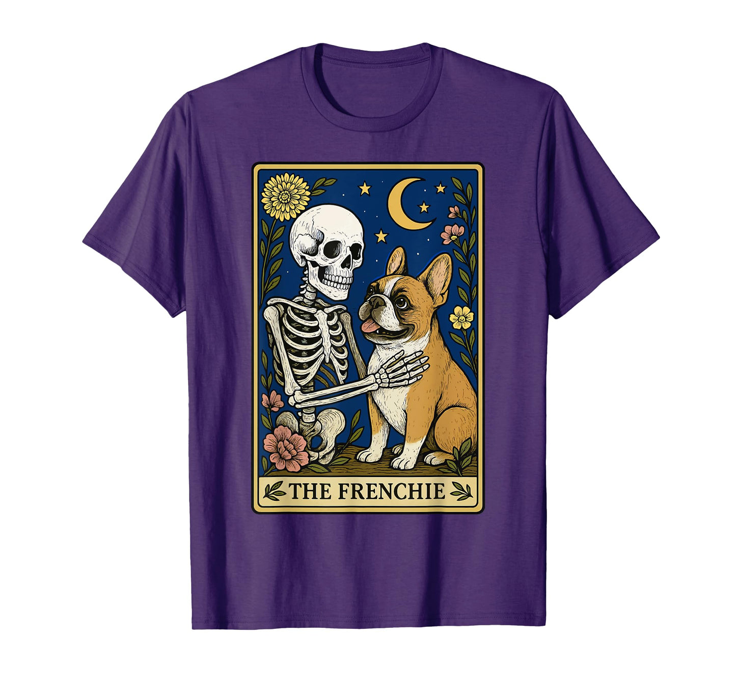 The Frenchie Tarot Card T-Shirt