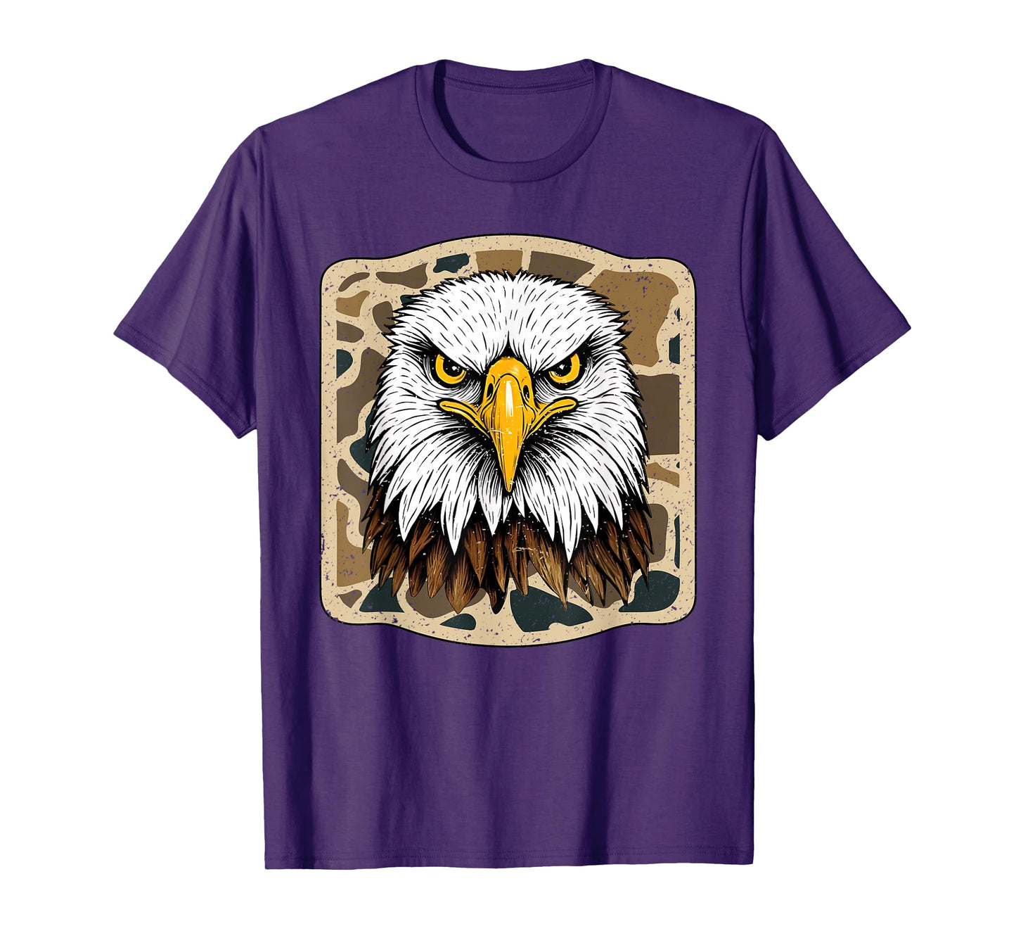 Eagles Camo Football Game Day School Mascot Team Spirit T-Shirt