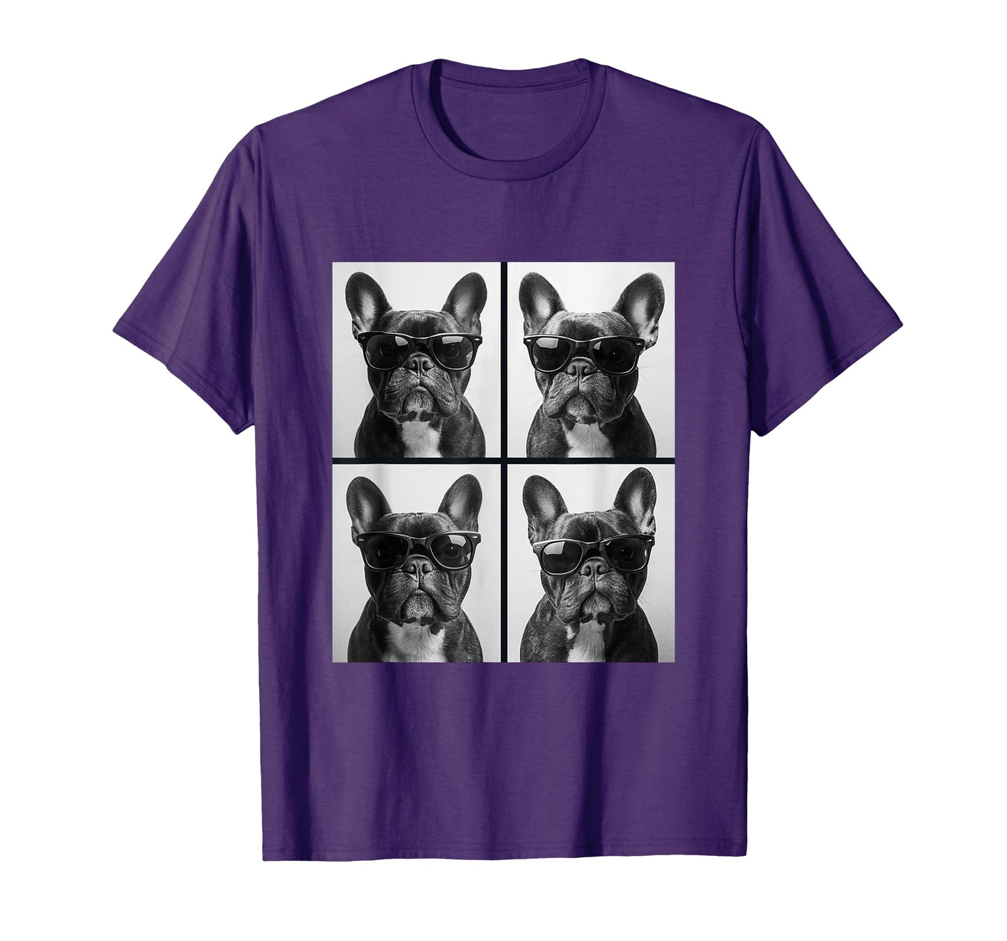 Funny French Bulldog Photobooth Selfie Gift for Dog Lover T-Shirt