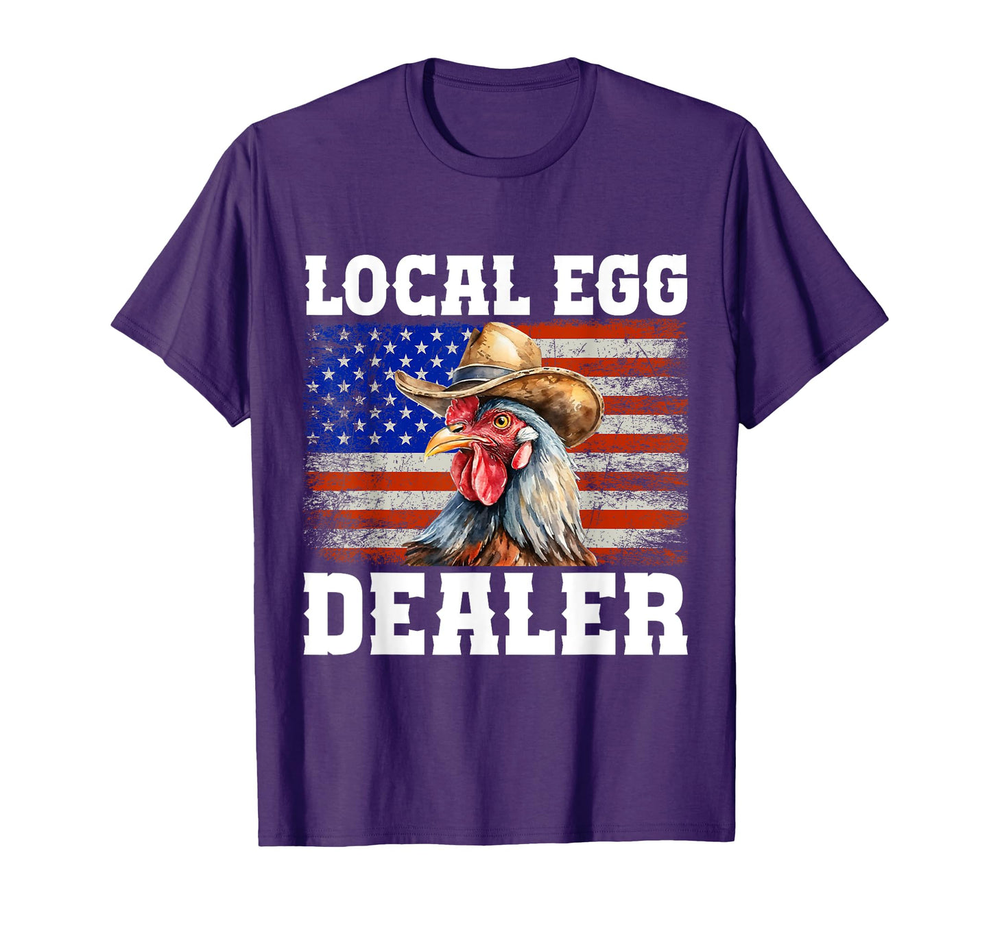 Local Egg Dealer Rooster Farmer Chicken T-Shirt