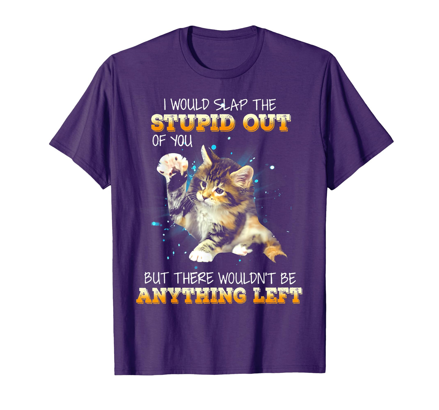 Cat I Would Slap The Stupid Out Of You T-Shirt for Men Women