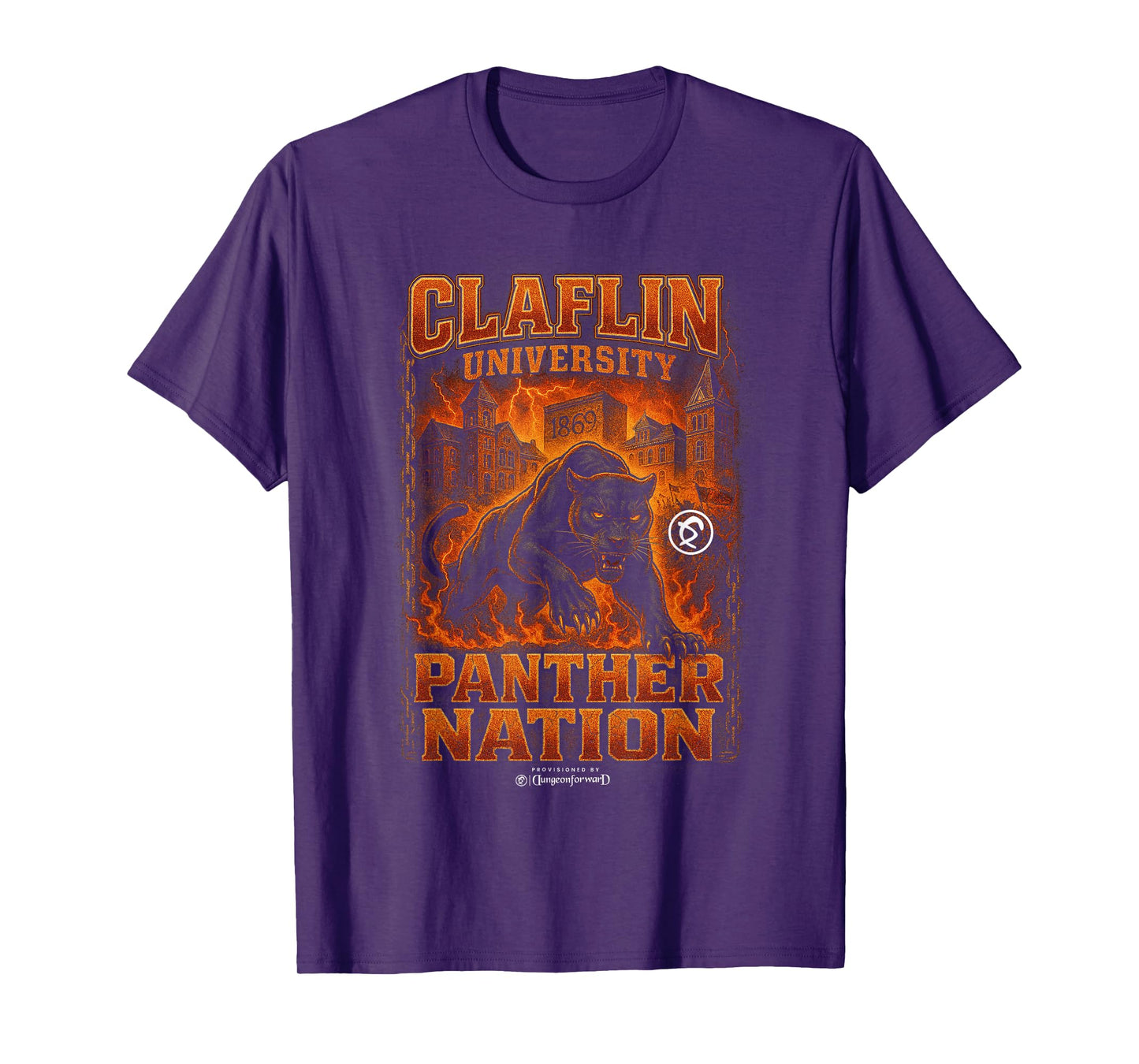 Claflin University - The Yard CU HBCU Bootleg T-Shirt