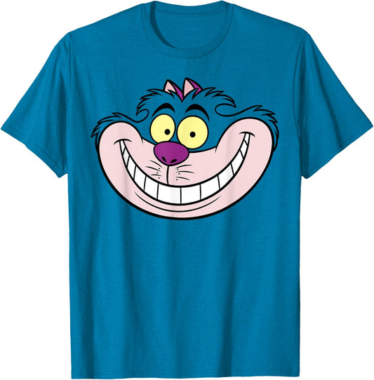 Disney Alice In Wonderland Cheshire Cat Big Face T-Shirt