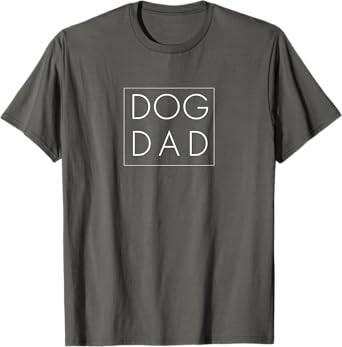 Dad Joke Design Funny Dog Dad Modern Father T-Shirt