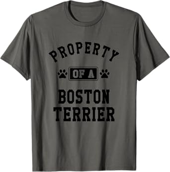 Property Of Boston Terrier - Funny Boston Terrier Shirt Gift T-Shirt