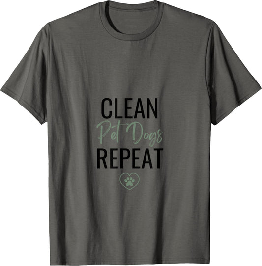 Funny Cleaning Lady - For Cleaning Business Dog Lover T-Shirt