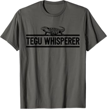 Tegu Whisperer I Tegu Lizard I Giant Black And White Tegu T-Shirt