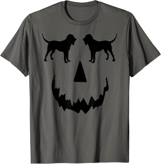 pumpkin Bloodhound Dog halloween T-Shirt