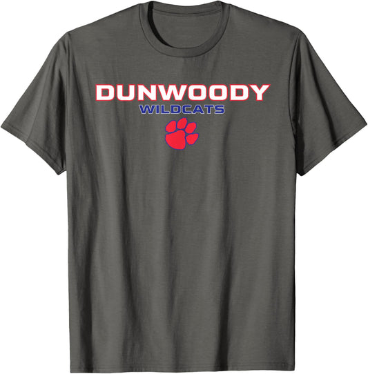 Dunwoody High School Wildcats Stacked T-Shirt