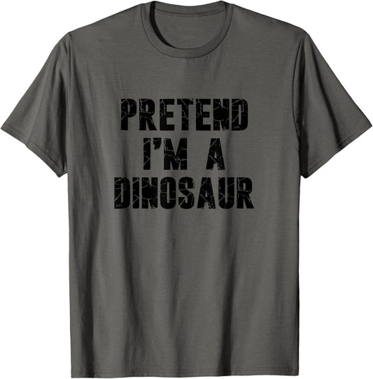 Pretend I'm a Dinosaur Matching Halloween Costume T-Shirt