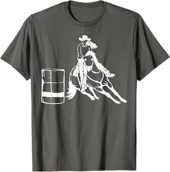 Barrel Racing Rodeo Shirt | Cute Horse Lovers T-shirt Gift T-Shirt