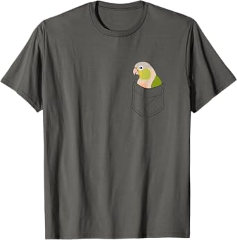 Pocket Pineapple Conure Cinnamon Parrot Cute Birb memes T-Shirt