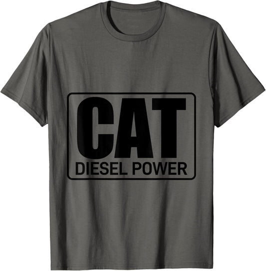 Construction machine CAT I love diesel power driver T-Shirt