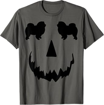 pumpkin Chow Chow dog halloween Men Women Kids T-Shirt