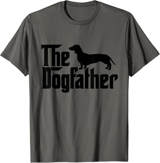 The Dogfather Dachshund Wiener Dog Funny Father Dog Lover T-Shirt