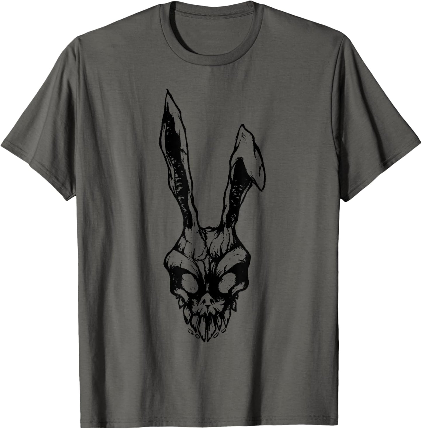 Scary Vintage Angry Rabbit Scull Halloween Party Costume Tee T-Shirt