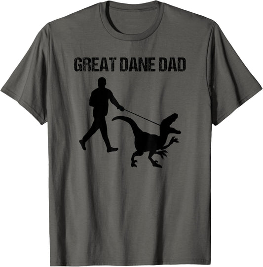 Great Dane dad Dinosaur T-Shirt