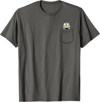 Minions Bob Mischievous Smile Pocket Hit T-Shirt