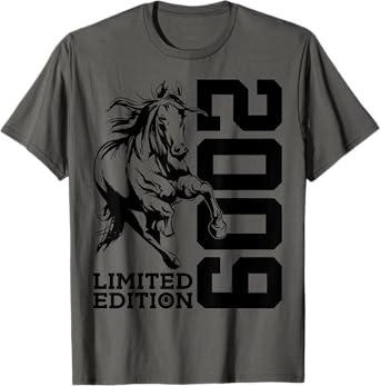 RIDING 16TH BIRTHDAY HORSE LIMITED EDITION 2009 RIDER T-Shirt