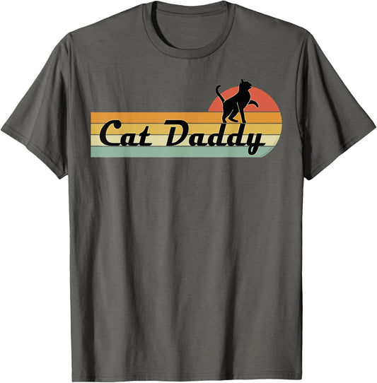 Retro Cat Lovers - Cat Daddy T-Shirt
