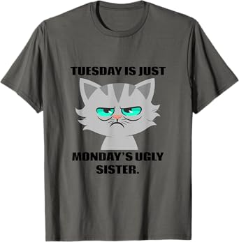 Tuesday Is Just Monday's Ugly Sister Funny Boy's T Shirt