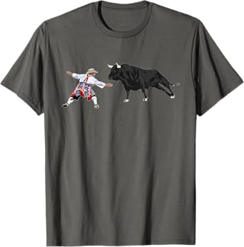 Rodeo Clown Funny Bull Fighting Lover Gag Bullfighter Outfit T-Shirt
