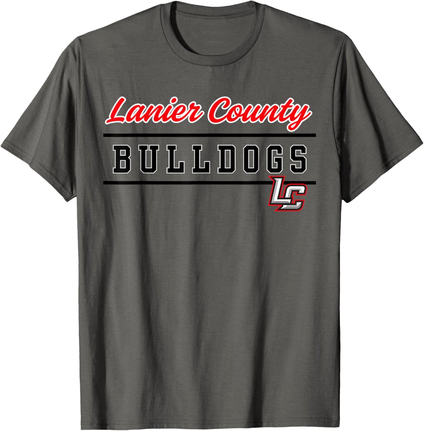 Lanier County High School Bulldogs Lined Up T-Shirt