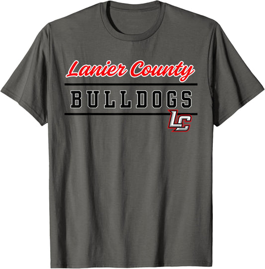 Lanier County High School Bulldogs Lined Up T-Shirt
