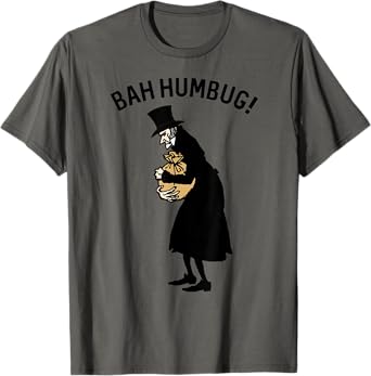 Vintage Ebenezer Scrooge Christmas Bah Humbug Scrooge T-Shirt