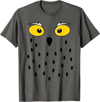 Snowy Owl Funny Cute Animal Bird Halloween Costume Gift T-Shirt