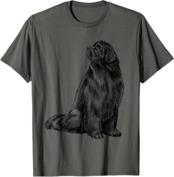 Newfoundland Dog Gifts Sitting Newfie Dog Newfoundland T-Shirt