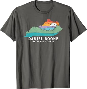 Daniel Boone Forest Kentucky Outdoors State Nature Shirt T-Shirt