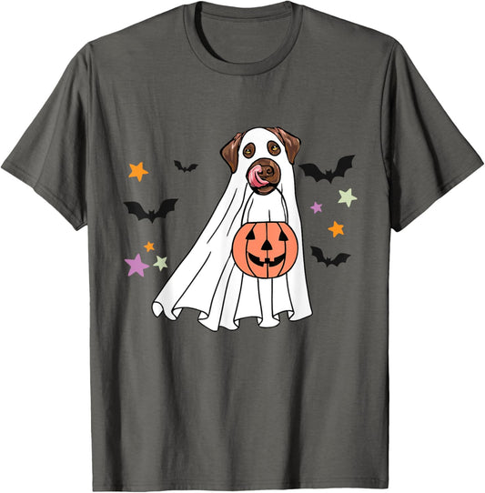 Ghost Chocolate Labrador Retriever Boo Dog Halloween Costume T-Shirt
