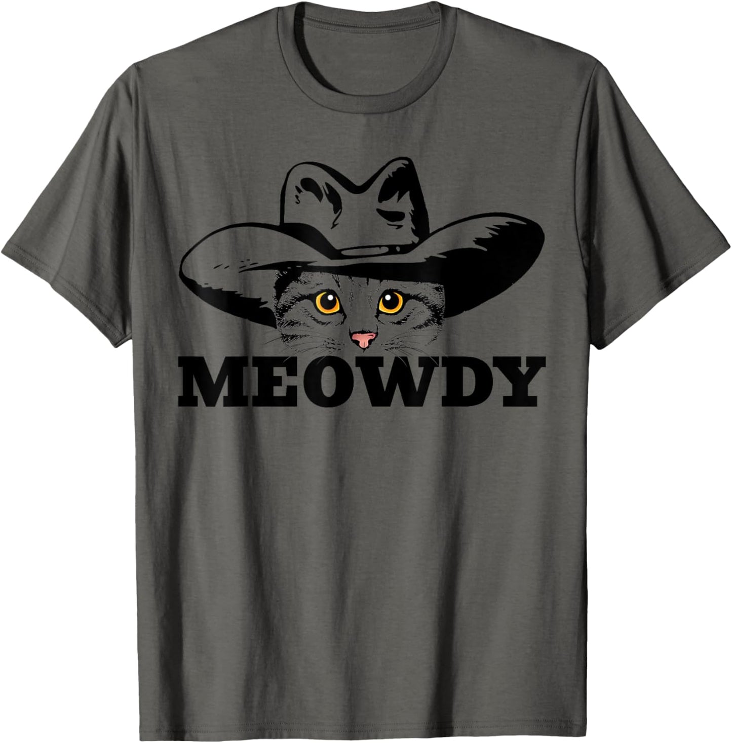Meowdy - Funny Cat design with Mashup Between Meow and Howdy T-Shirt